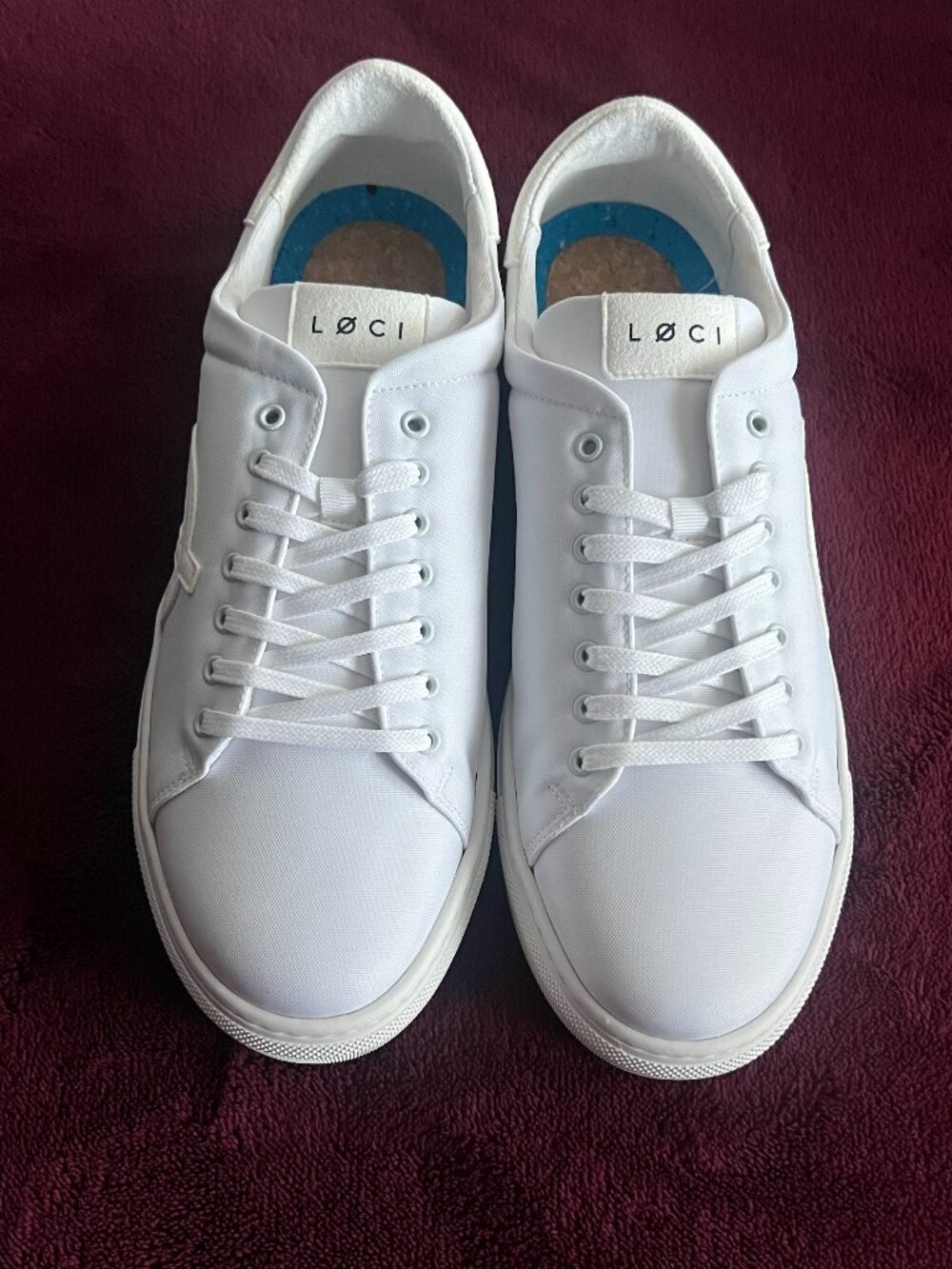 LØCI Nine Vegan Sneakers All White Men's 10 / Women's 11